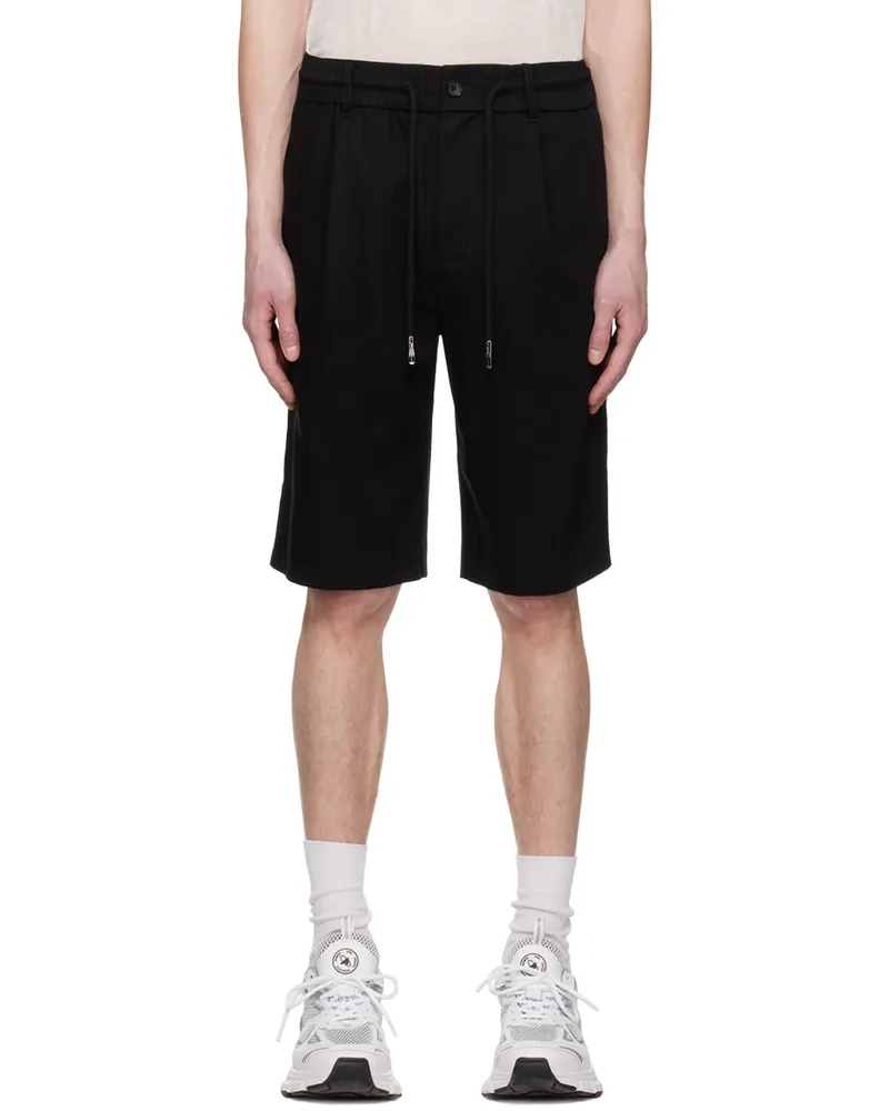 Feng Chen Wang Black Pleated Shorts Black