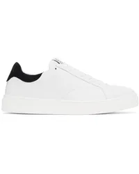 Lanvin White & Black DDB0 Leather Sneakers White