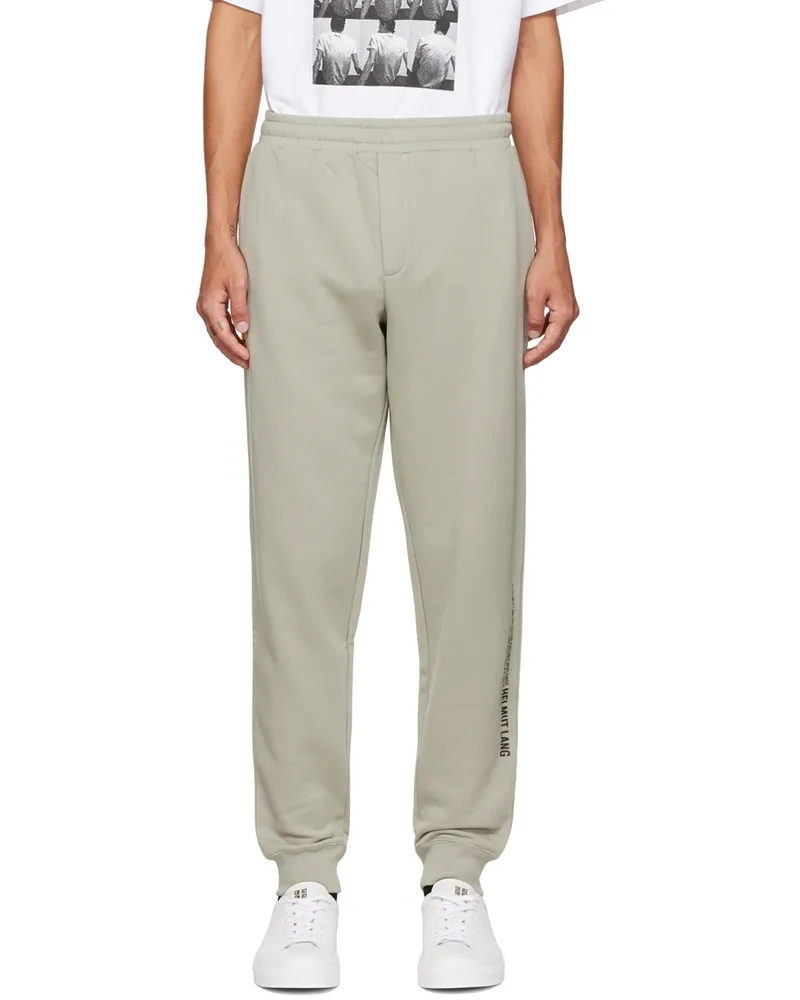 Helmut Lang Green Photo Lounge Pants Pine