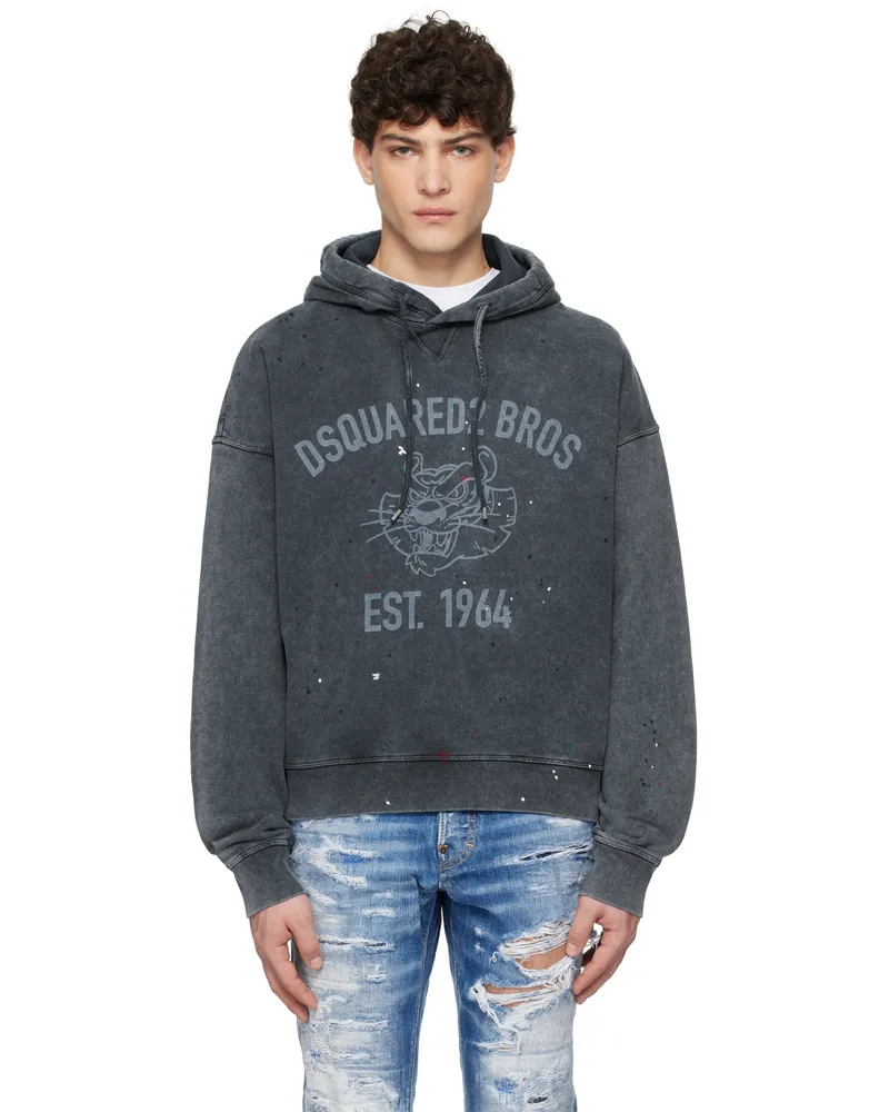 Dsquared2 Navy Cypro Fit Hoodie 524