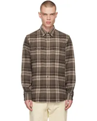 Ralph Lauren Brown Plaid Shirt Brown