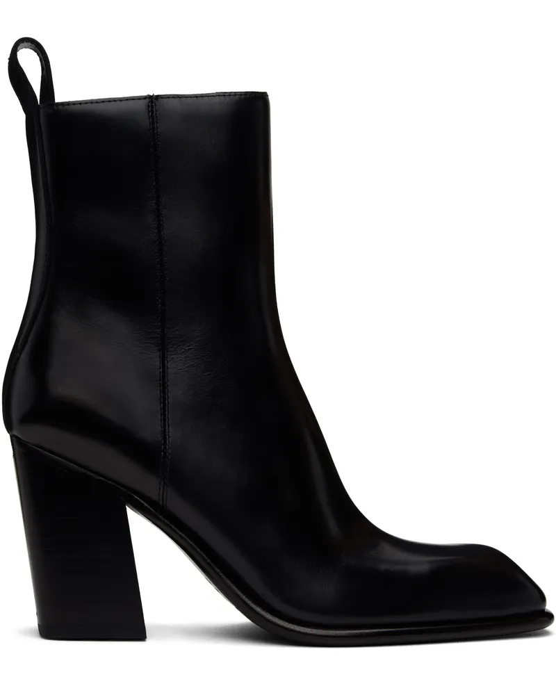 Alexander Wang Black Throttle 95mm Ankle Boots Black