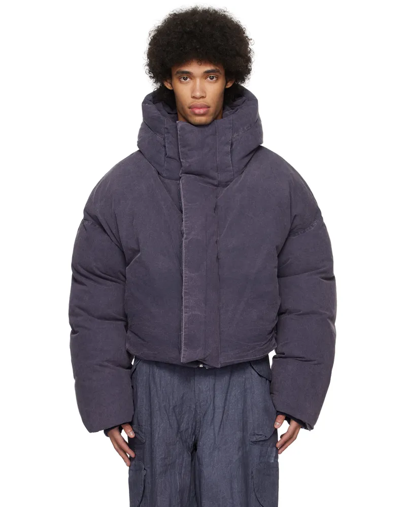 Entire Studios Navy MML Down Puffer Jacket Indium