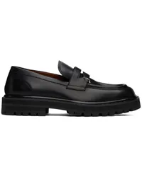 Marni Black Leather Piercing 2.0 Chunky Loafers 00nblack