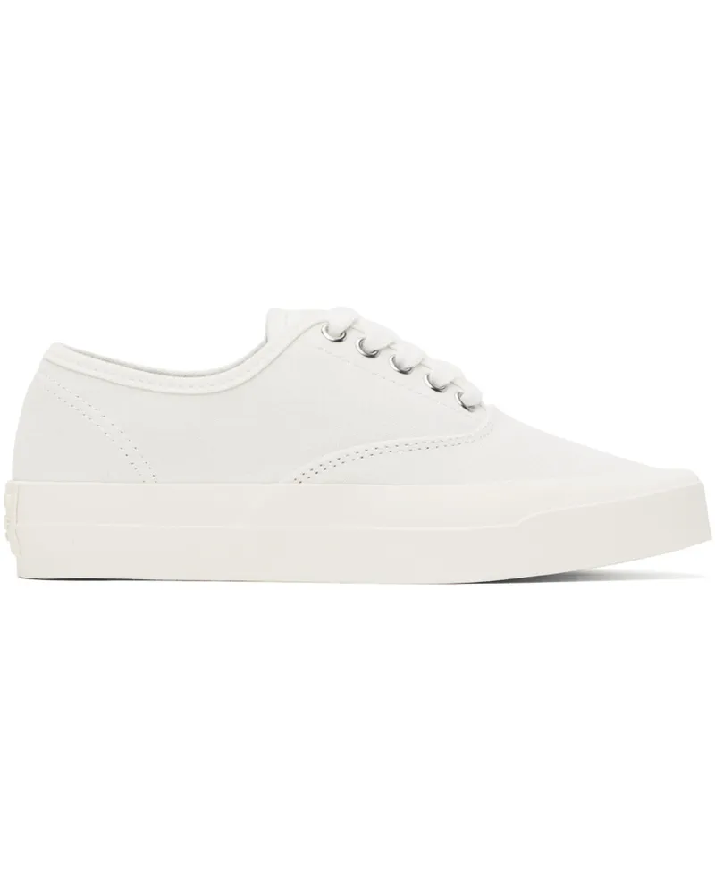 Kitsuné White Olympia Le-Tan Sneakers P101