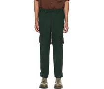 Green Tabbed Cargo Pants