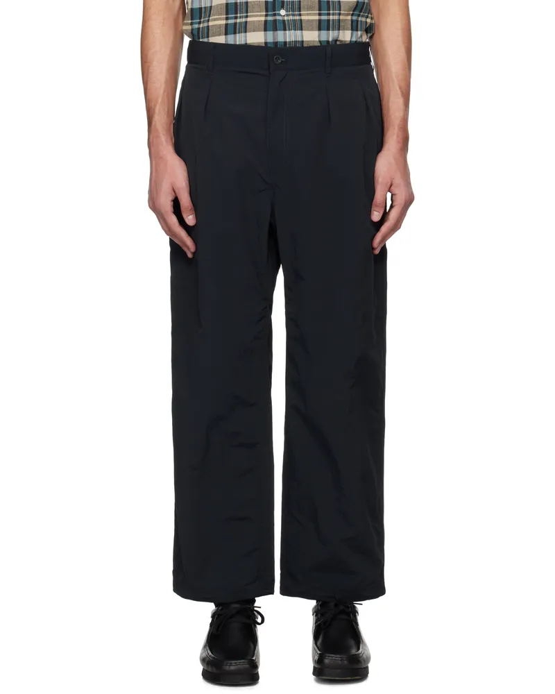 nanamica Black Deck Trousers Black