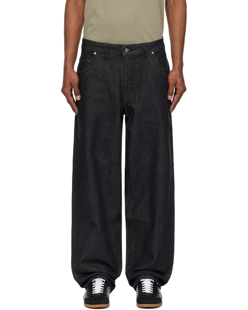 Dime Black Classic Baggy Jeans Black