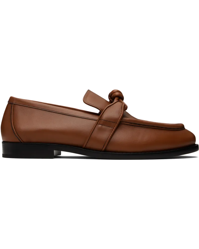 Bottega Veneta Brown Astaire Loafers 2742