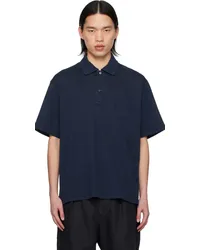 Engineered Garments Navy Two-Button Polo Sdb