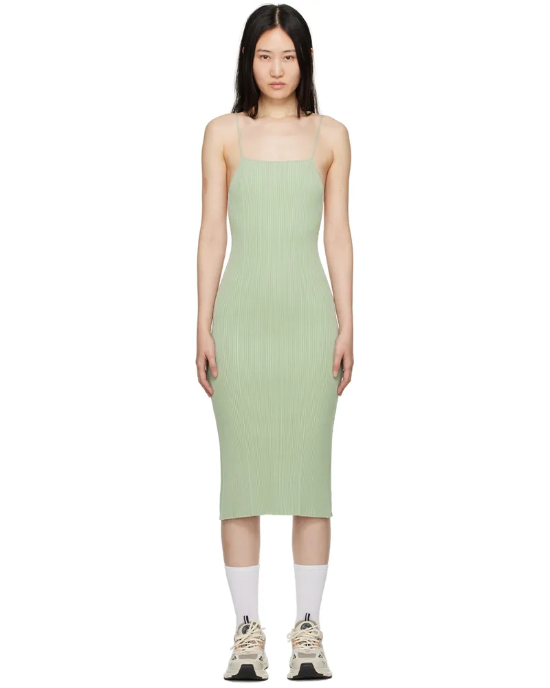 AERON Green Zero104 Midi Dress Sage