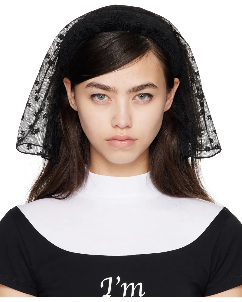 Petra Collins SSENSE Exclusive Black JennyFax Edition Sister Headband Black