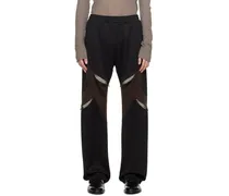 Black & Brown Sun-Bleached Sweatpants