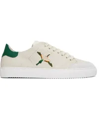 Axel Arigato Beige & Green Clean 90 Triple B Bird Sneakers Cremino