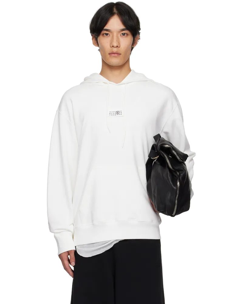 Maison Margiela Off-White Logo Patch Hoodie 101