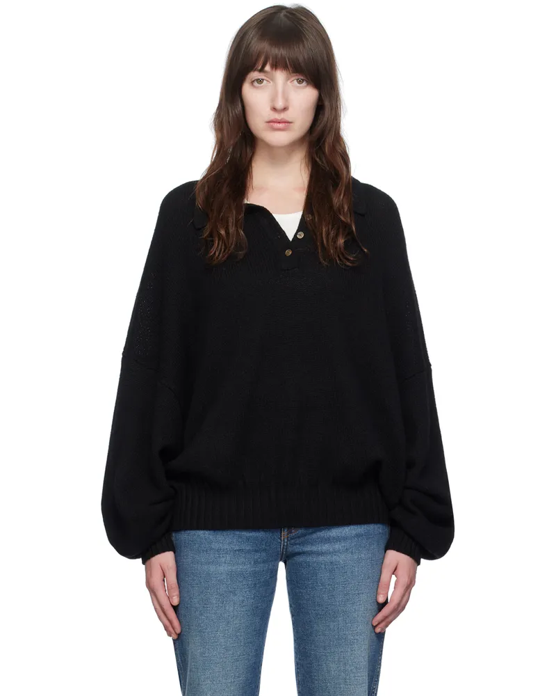 KHAITE Black 'The Rene' Sweater 200