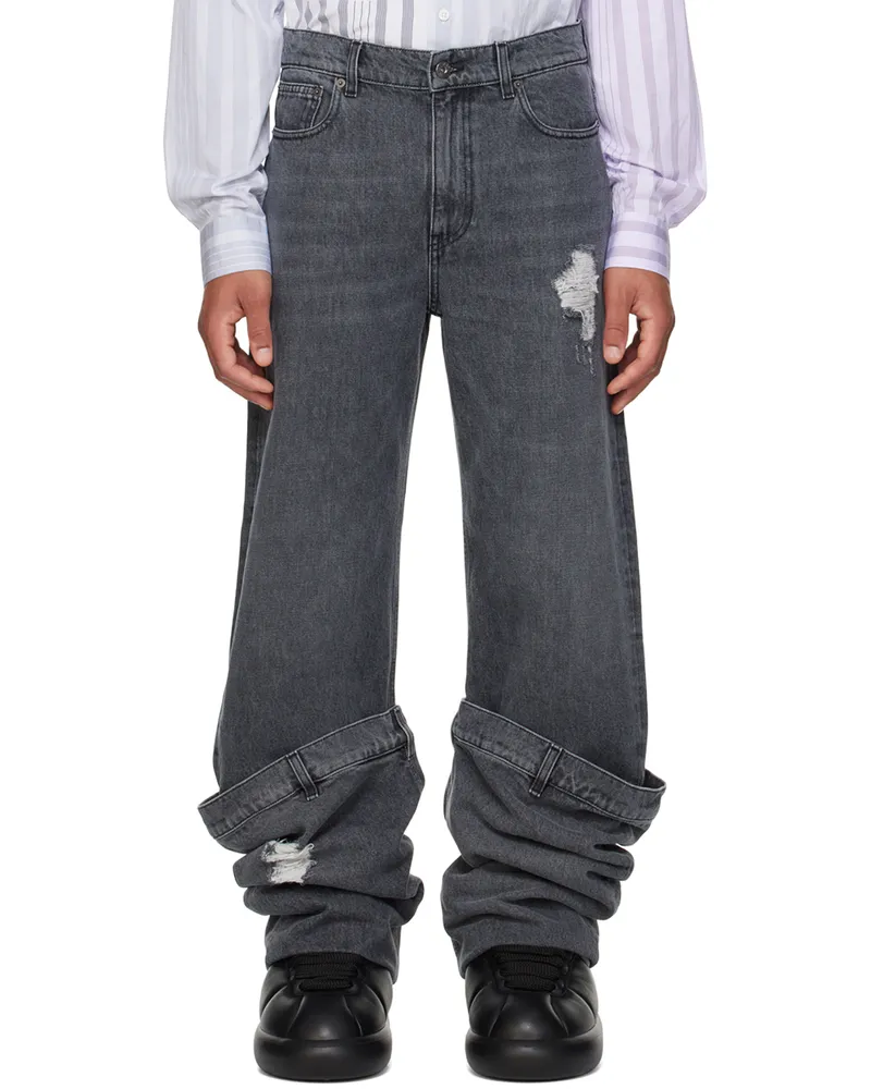 J.W.Anderson Gray Bucket Jeans 929