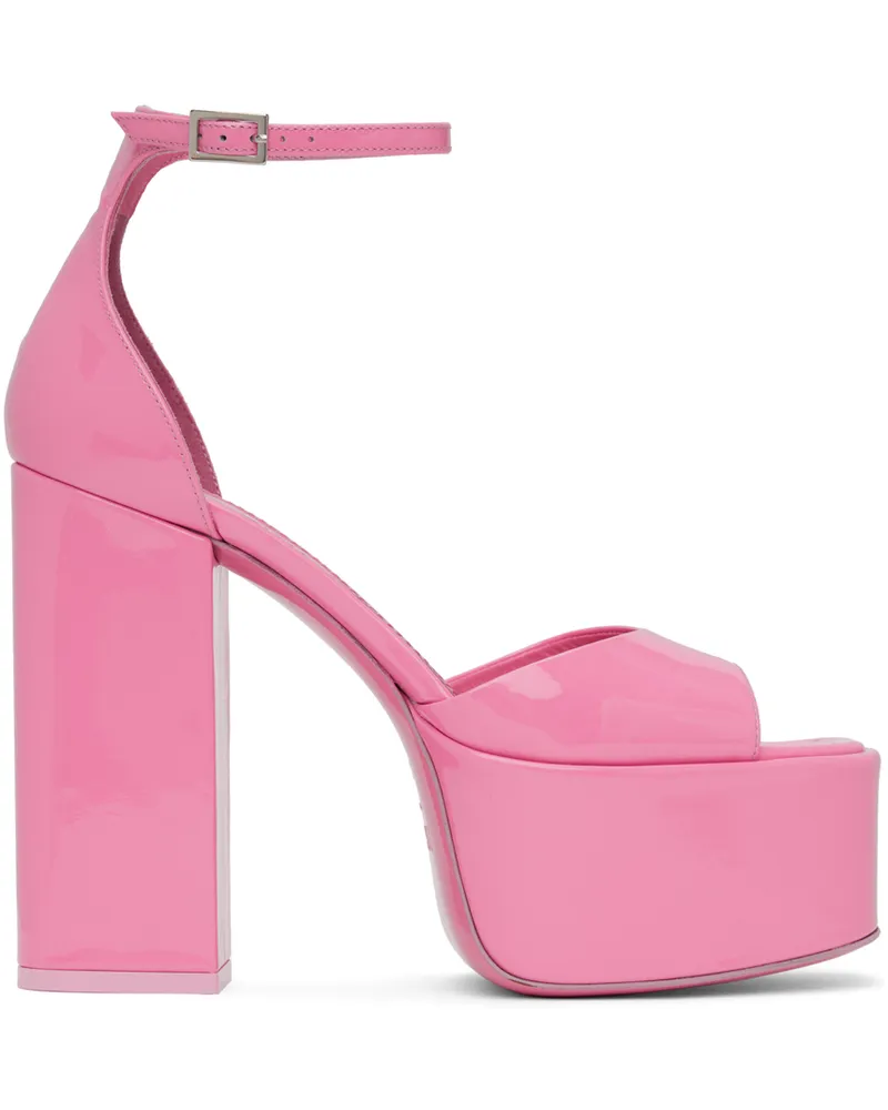 Paris Texas Pink Tatiana Heeled Sandals Flamingo