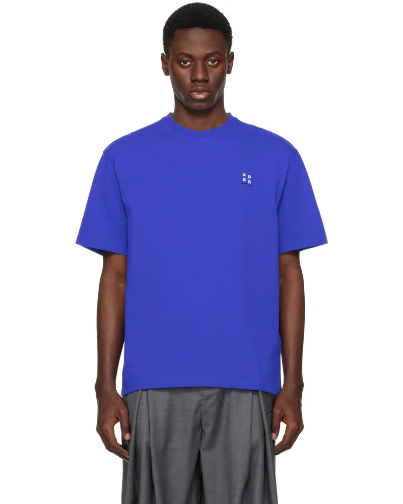 Adererror Blue Significant TRS Tag 01 T-Shirt Z-blue