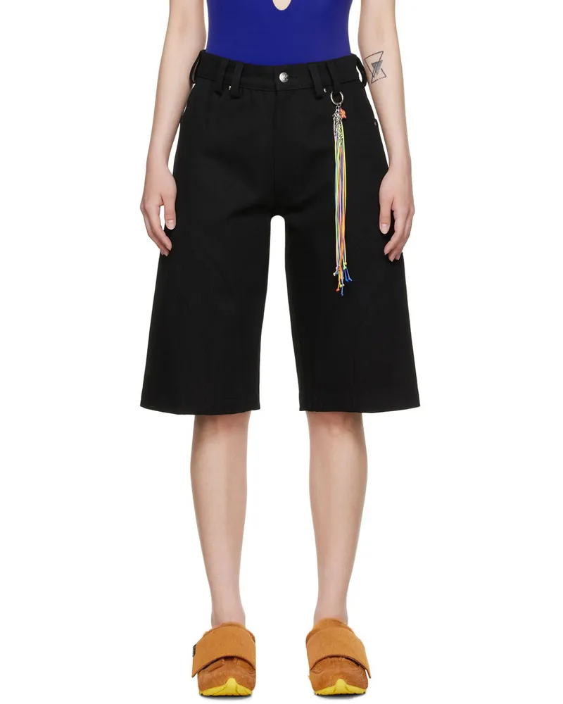 Marshall Columbia SSENSE Exclusive Black Denim Shorts Black
