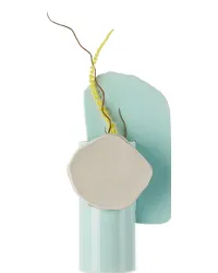 Vitra Blue & Off-White 'Découpage' Vase Feuille