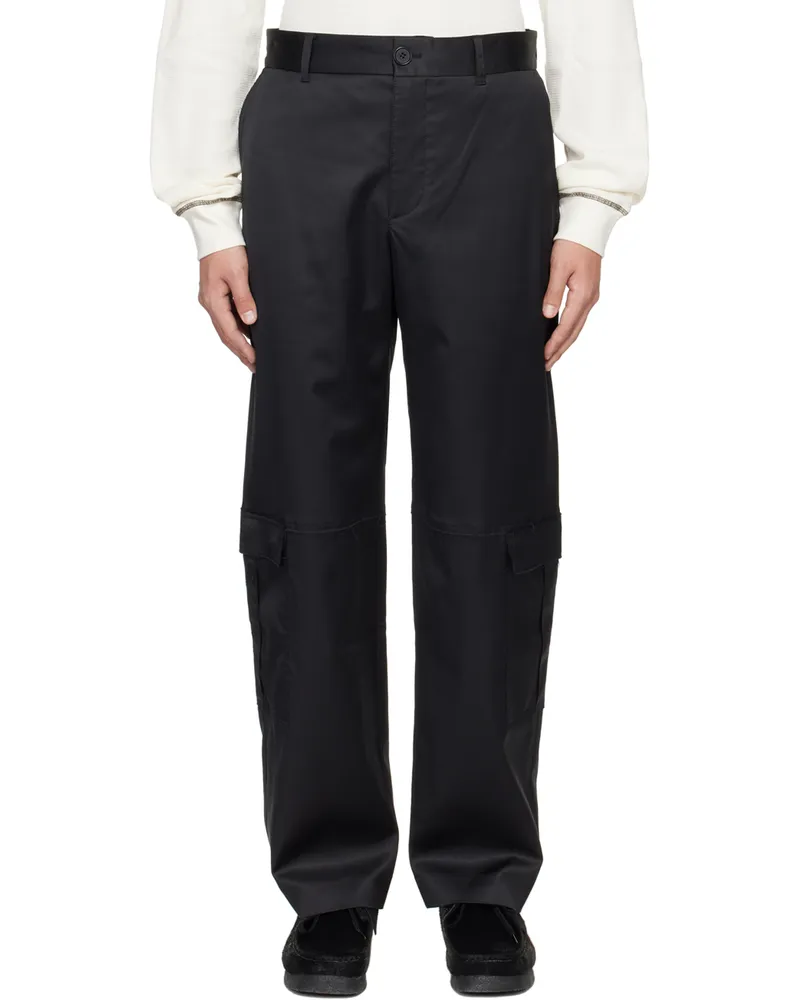 Wood Wood Black Yves Cargo Pants Black