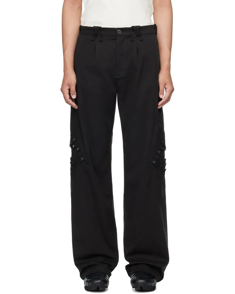 KIKO KOSTADINOV Black Estike Trousers Jet