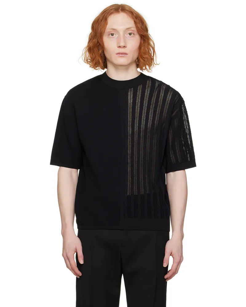 Jacquemus Black Les Sculptures 'Le haut Juego' T-Shirt Black