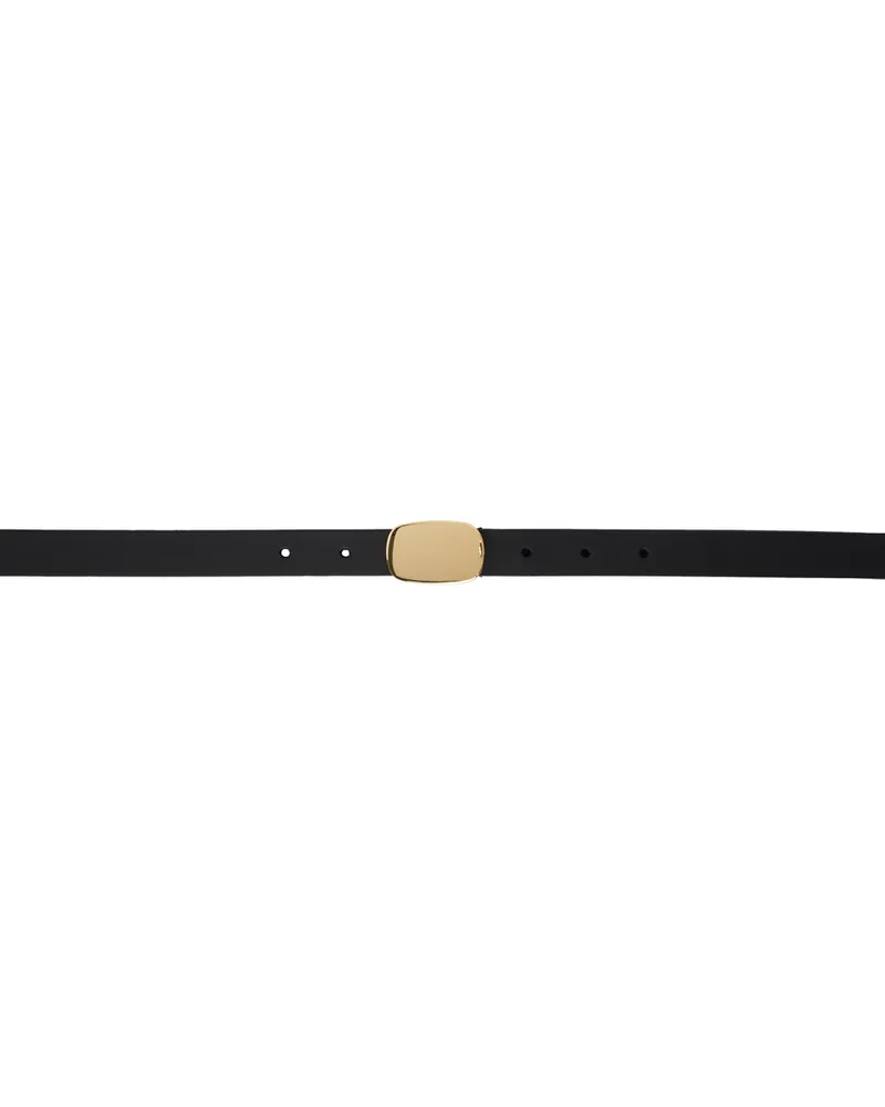 Anderson's Black Grained Leather Belt N1