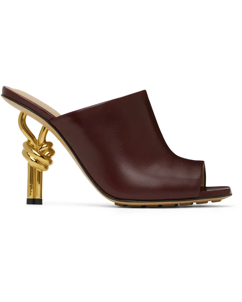 Bottega Veneta Brown Knot Mules 2226