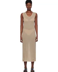 Lauren Manoogian Beige Tank Maxi Dress Aantique