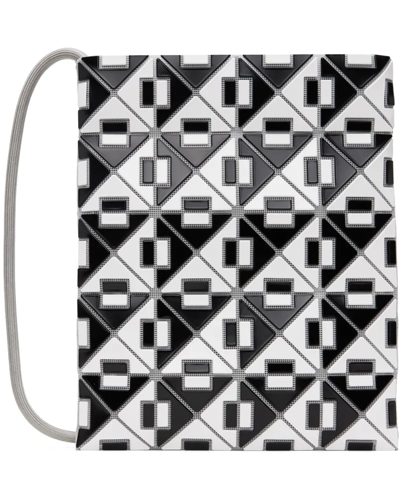 Issey Miyake White & Black Connect Bag 17-white