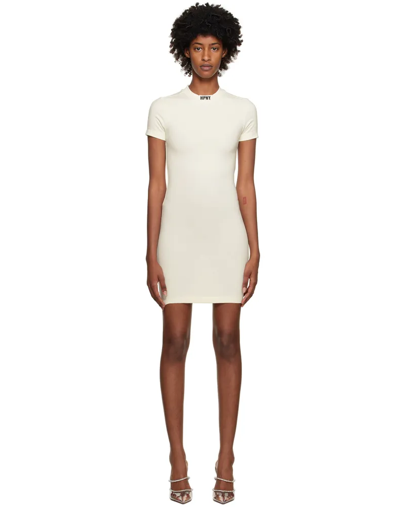 Heron Preston White 'HPNY' Minidress White