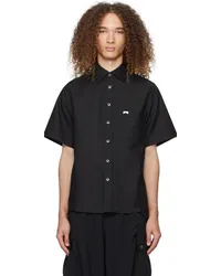 RHUDE Black Patch Pocket Shirt Black