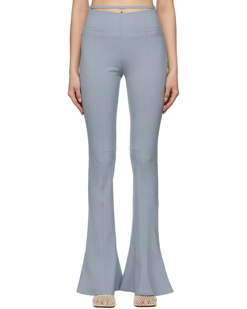 Jacquemus Blue 'Le Pantalon Tangelo' Trousers 320