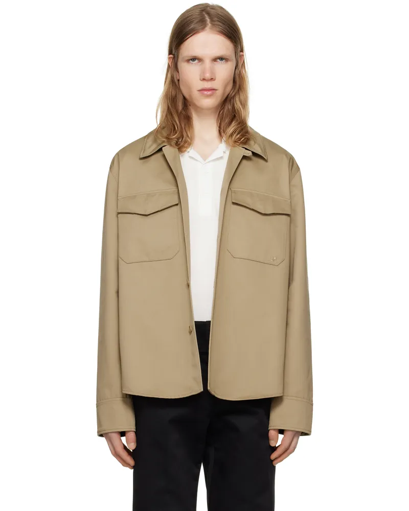 Courrèges Beige Utility Overshirt 1005