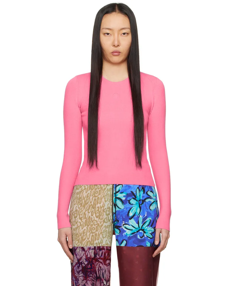 Marine Serre Pink Core Sweater Pk30