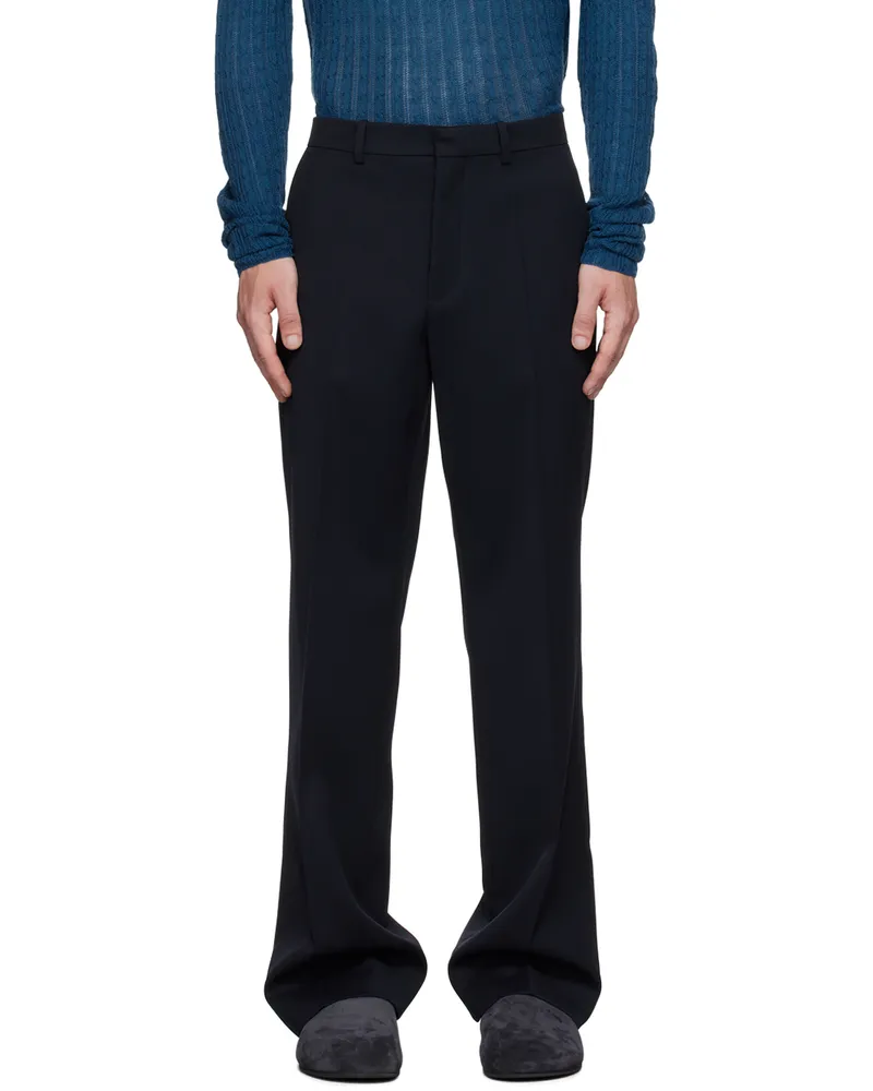 The Row Navy Albion Trousers Nvy