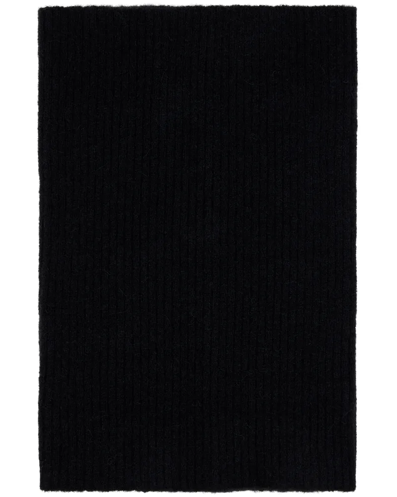 Rick Owens Black Concordians Tube Scarf 09
