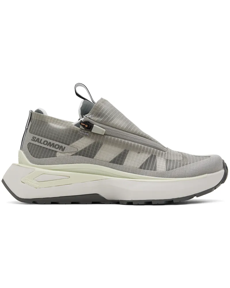 Salomon Gray Odyssey Elmt Advanced Clear Sneakers Glacier