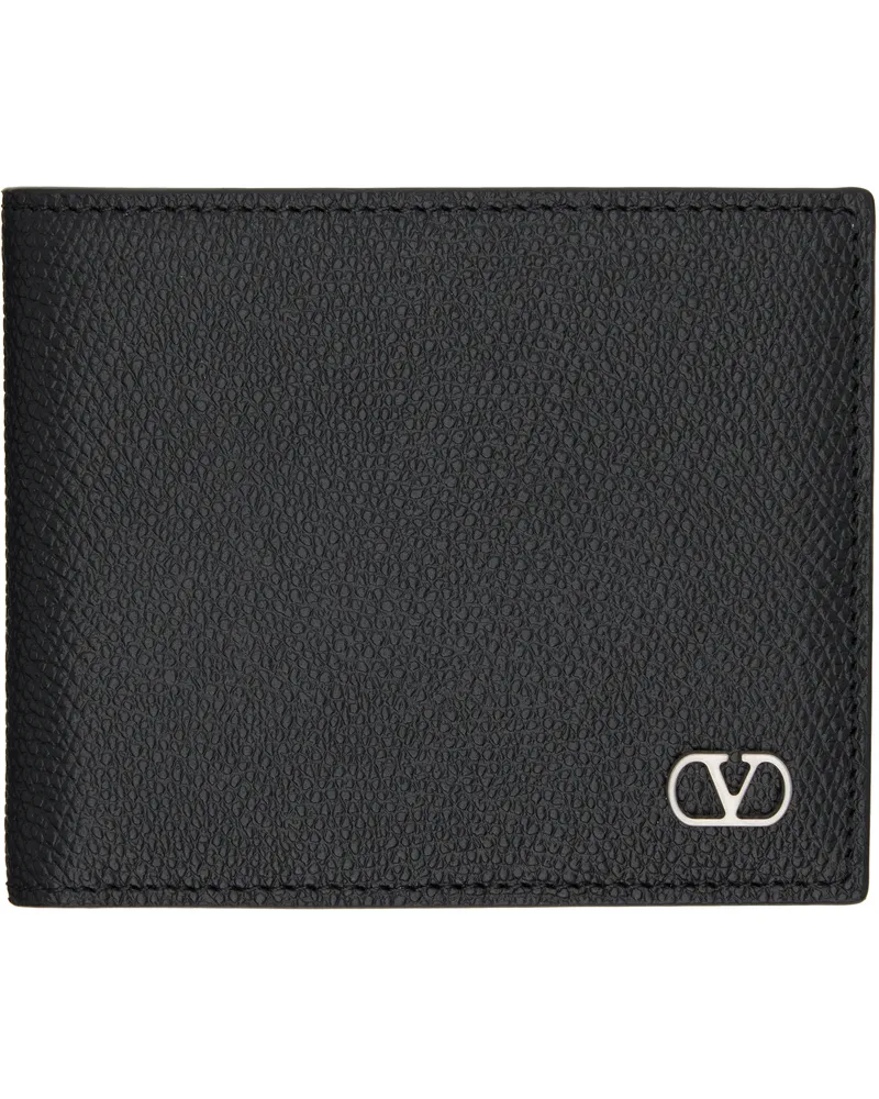 Valentino Garavani Black VLogo Signature Wallet 0no