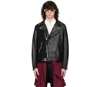 Black UC1D4206 Leather Jacket