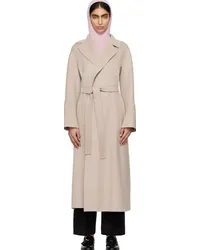 Max Mara Beige Elisa Coat Natural