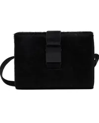 Heliot Emil Black Pony Hair Solely Box Bag Black