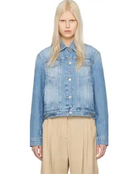 Stella McCartney Blue Chain Denim Jacket Mid