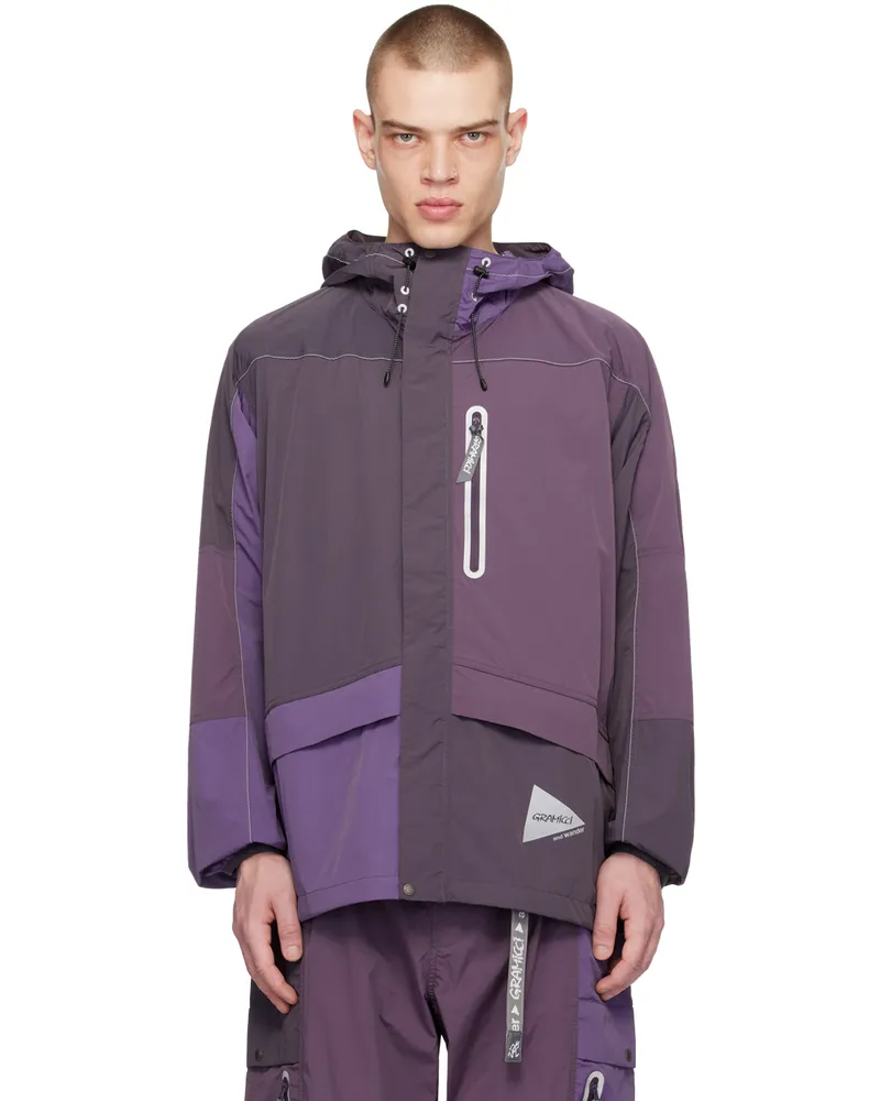 and wander Purple Gramicci Edition Jacket Multi