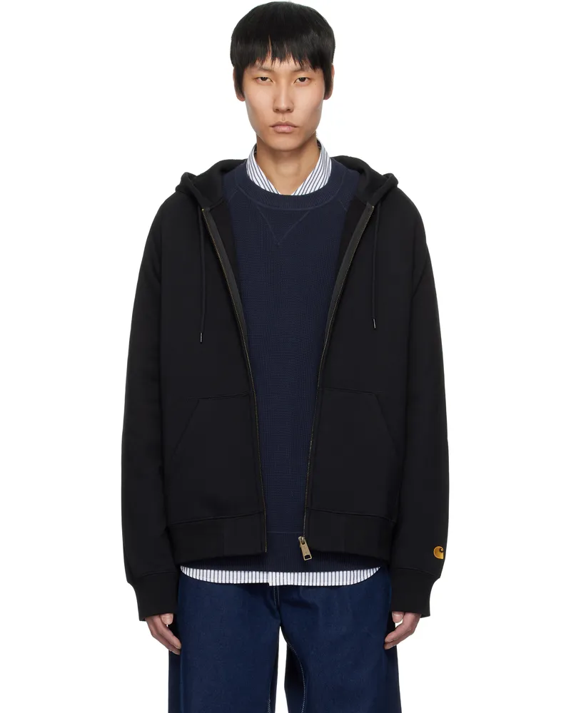 Carhartt WIP Black Chase Hoodie 00fxx