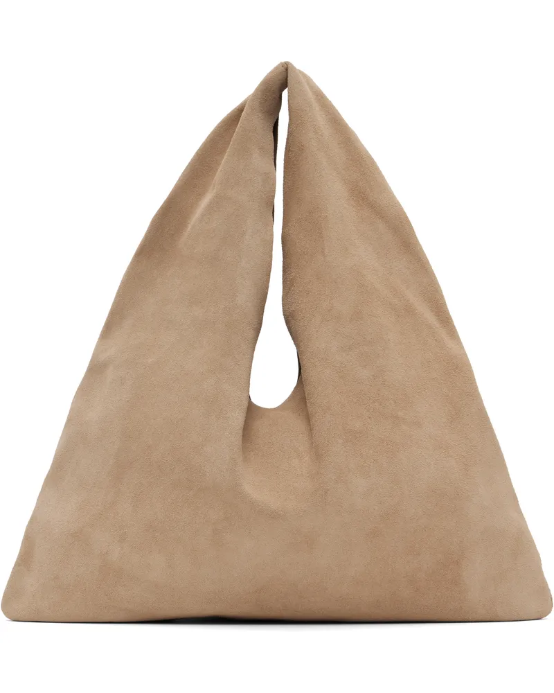 The Row Beige Small Bindle Tote Bel