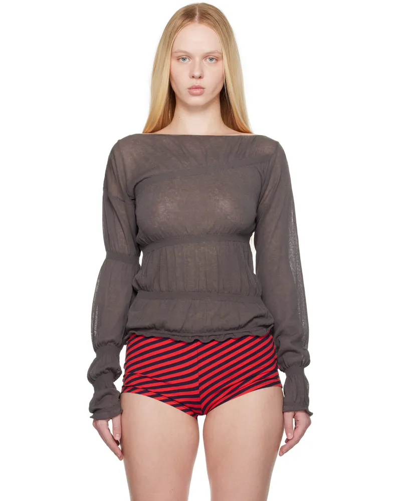 Paloma Wool Gray Aluz Sweater 209
