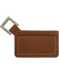 Jacquemus Tan 'Le porte-cartes Cuerda' Card Holder Light